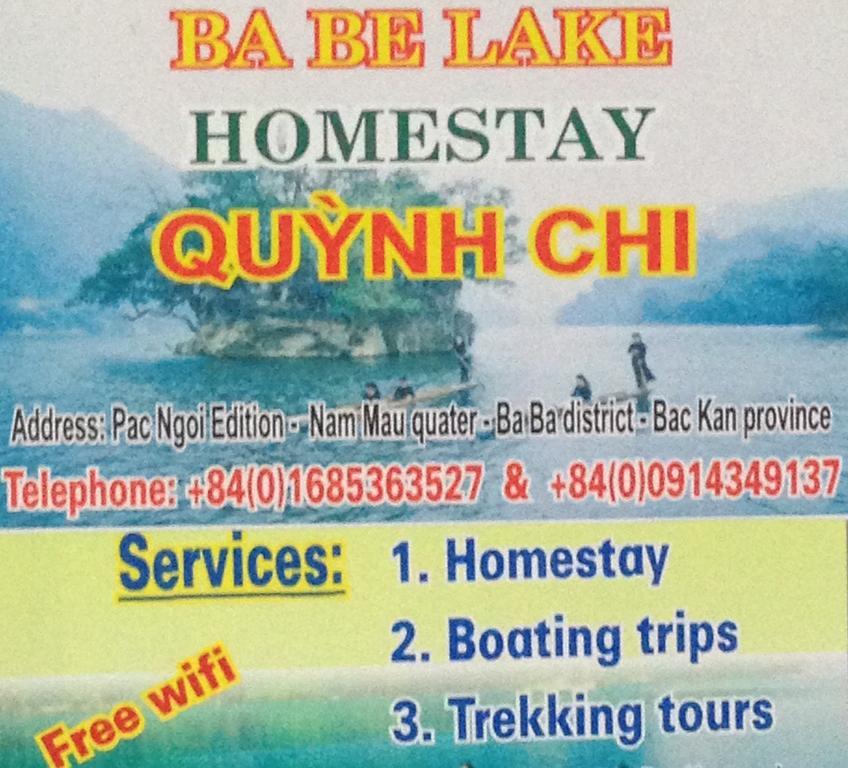Ba Be Lake Homestay - Quynh Chi Exteriér fotografie
